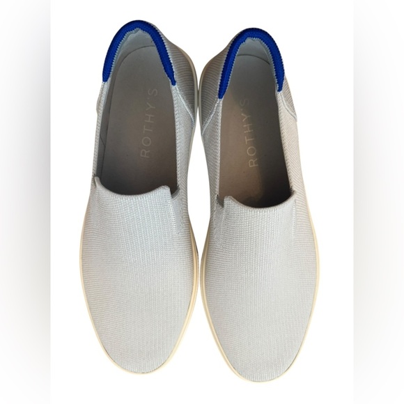 Rothy’s Slip-On Sneakers Light Gray Size 10 Men NWT - Picture 5 of 6